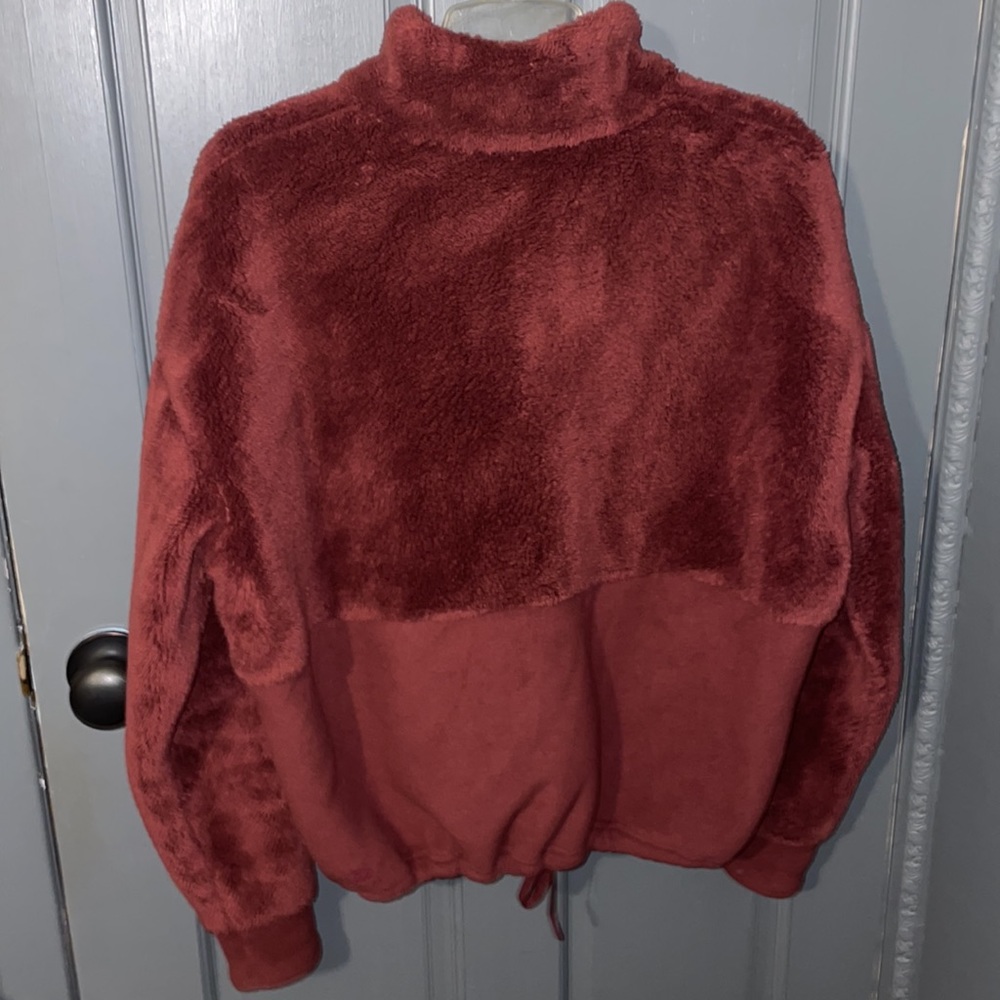 Fuzzy Quarter Button Up - image 2